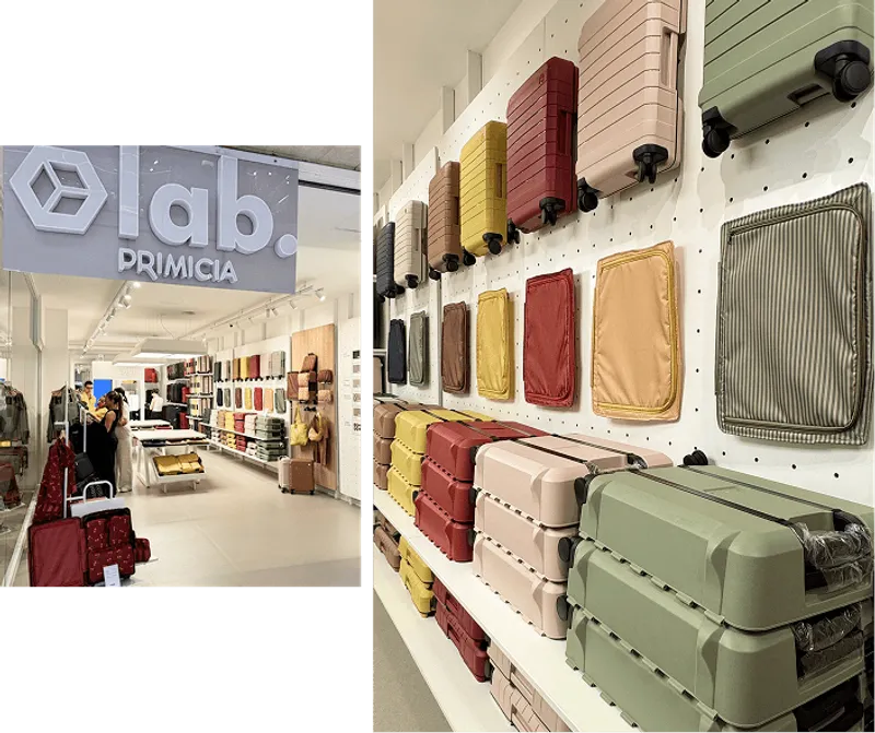 Locales y productos Primicia Lab